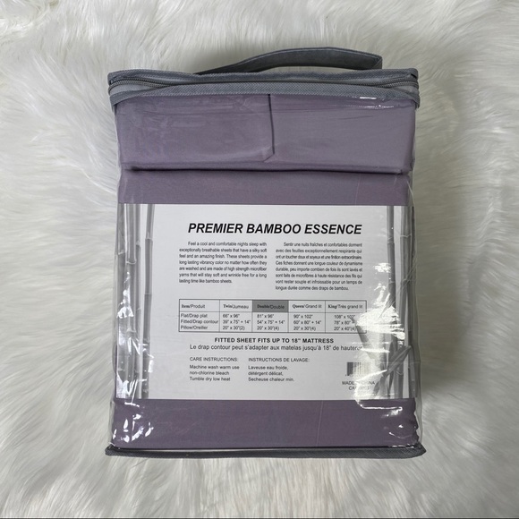 ⭐️SEE NEW LISTING⭐️Full 6pc Lavender Bedsheets - Picture 4 of 5